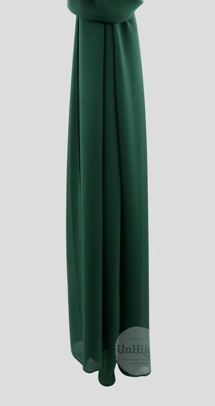 Hijeb Chiffon Vert foncé