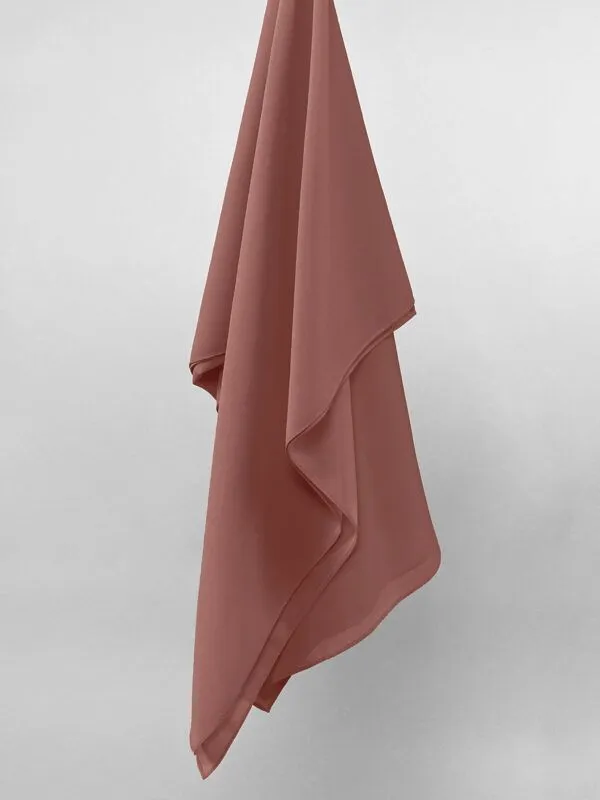 Hijeb Chiffon Marron rosé