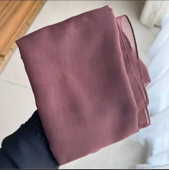 Hijeb Chiffon Violet marron